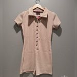 Edikted NWT  Beige Lucia Rib Knit Romper Sz Medium Photo 1