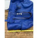 Isaac Mizrahi Limited Edition 2013 Chevy Malibu Blue Leather Purse Photo 8
