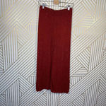 ZARA Knit Culottes in Red Rust Wide Leg High Waist Photo 7