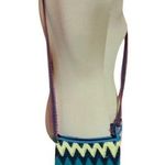 Vtg 90s Handmade Woven Purse Photo 0