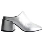 Maison Martin Margiela Silver Mules Metallic Silver Size 7.5 Photo 1