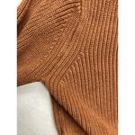 Varley Quarter Zip Ribbed Cropped Sweater Brown Women's Size Medium Photo 7