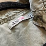 Just Fab Army Green High Low Tunic Top Photo 3