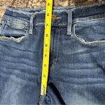 frame denim  Women’s 24 Dunes Blue Wash Le High Rise Raw Edge Fray Skinny Jeans Photo 11