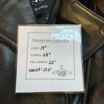 Leather King Braided Detail Sexy Fitted Black Leather Motorcycle Jacket Size S Photo 8