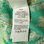 J Crew Collection Drapey Button Top & Pull On Crop Pants Ratti Pendant Paisley S Green Photo 11