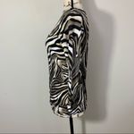 Alberto Makali EUC Animal Print Zip Up Cardigan Size M Photo 11