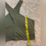 Lululemon  Athletica Green Twill Women’s Wrap- Front Longline Bra Size 6 Photo 10