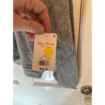 Lucky Brand  Grey Turtleneck Sweater with Silver‎ Metallic Stripes size XS NWT Photo 2