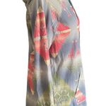 CHAPS Multicolor Aztec Southwestern Thermal Waffle Knit Pullover Hoodie Size S Photo 1