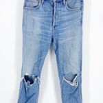 Citizens of Humanity Straight Leg Knee Hole Liya Jeans - Size 25 Photo 1