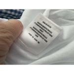 Frances Hart Maternity Ines Dress Blue Gingham Plaid Smocked Midi Dress Size XS Photo 9