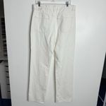 ZARA NWT Split Straight Jeans In Off White Size 10 Photo 2