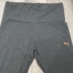 Puma Gray Leggings With Rose Gold “” At Bottom Size Small Photo 3
