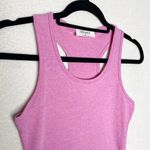 Zenana Outfitters Premium Scoop Neck Racerback Tank Top Bodysuit Pink Purple Size Small Photo 3