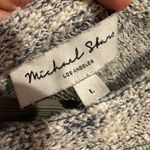 Michael Stars Gray Textured Knit Loose Fit Sweater Large Boho Lagenlook Coastal Photo 4