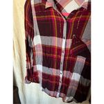 Maurice's  Multi-Colored Plaid Button Down Top Woman’s Size Medium Photo 4