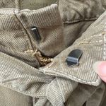 MOTHER The Chute Paperbag Shorts Linen Blend High Rise Olive Green $148 26 Photo 6