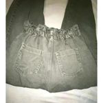 ZARA Womens Green Paperbag Denim Photo 6