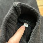 Sandro  Puff Sleeve Ribbed Knit Wool Sweater Dress in Black Size 36 US Small 4 Photo 5