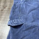 American Eagle  Shorts 6 Blue Corduroy High Rise 90s Boyfriend EUC Photo 6