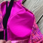 Nike  Women's Bright Pink And Purple Strappy Workout Top Size L. NEW Photo 5