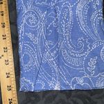 Jessica London  plus size women’s 20w blue paisley linen pants elastic waistband Photo 3