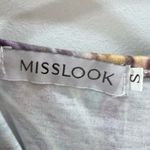 All over colorful print cutout cotton blend top size small Blue Photo 8