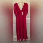 Banana Republic  Matte Silk Maxi Dress Coral Gem 14 NWT Photo 4