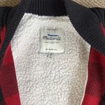 Madewell EUC  Buffalo Plaid Sherpa Lined Zip Front Vest Size XS Photo 4