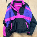 Puma Vintage Black and Purple ski Jacket medium Photo 0