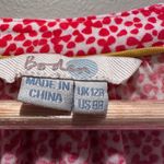 Boden Red and White Patterned Long Sleeve Jersey Dress Size 8 Regular Photo 2