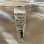 Athleta  Shirt Womens 2X Purple Organic Daily Print Ballerina Gown Athleisure Gym Photo 5
