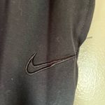 Nike womens xs triple black track pants zipper bottoms Photo 1