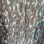 Dennis Basso Dennis By  Shear Blue Animal Print Tie Neck Blouse Size XXS Photo 3