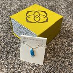 Kendra Scott  new blue stone gold chain necklace Photo 1