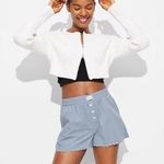 Wild Fable  gray scalloped boxer shorts  Photo 0