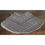 Vintage Halloween Cat Skull Witch Moon Pumpkin Black White Wrap Around Skirt Size undefined Photo 6