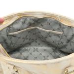 Aimee Kestenberg NWT  Biker Babe Convertible Satchel Shoulder Bag Gold Brushed Photo 10