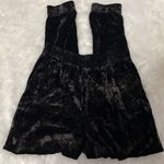 Michael Kors 💙 Collection Black & Gold Crushed Velvet Metallic Joggers Photo 1