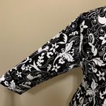 Mirror Image Vintage Black & White Paisley Top Size M Photo 2