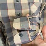 FRANK & OAK Long Sleeve Cotton Plaid Button‎ Down Shirt sz Medium Gray Photo 4