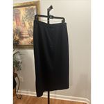 Simonton Studio Women's 2 Piece Skirt Jacket Size 12 Black Long Sleeve Button Photo 3