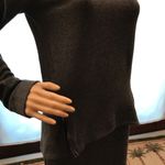 H by Bordeaux  Grey Long Sleeve Vented Top Photo 1