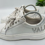 Valentino by‎ Mario Alice White Leather Logo Sneakers Women’s Size 8.5 Photo 0