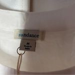 NWT Sundance White Embroidered Floral Blouse Vallejo Top M Boho Bright Peasant Size M Photo 2