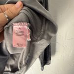 Juicy Couture Velour Sweatshirt Rhinestone Logo Gray Women's Size L Long Sleeve Photo 6