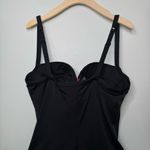 Torrid  Neon Pink & Black Lattice Push Up One Piece Swimsuit Size 2 Photo 6