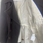 Calvin Klein  Peacoat size 8 Dark Brown Double Breasted Wool Blend Classic NWOT Photo 8