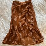 SheIn Burnt Orange Skirt Photo 0